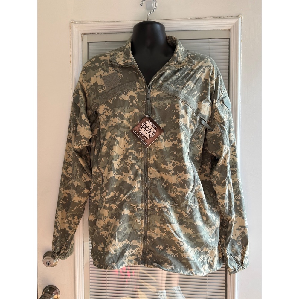 US Army GEN III ECWCS L4 Wind Jacket Medium Long ACU Camo New Tactical Utility